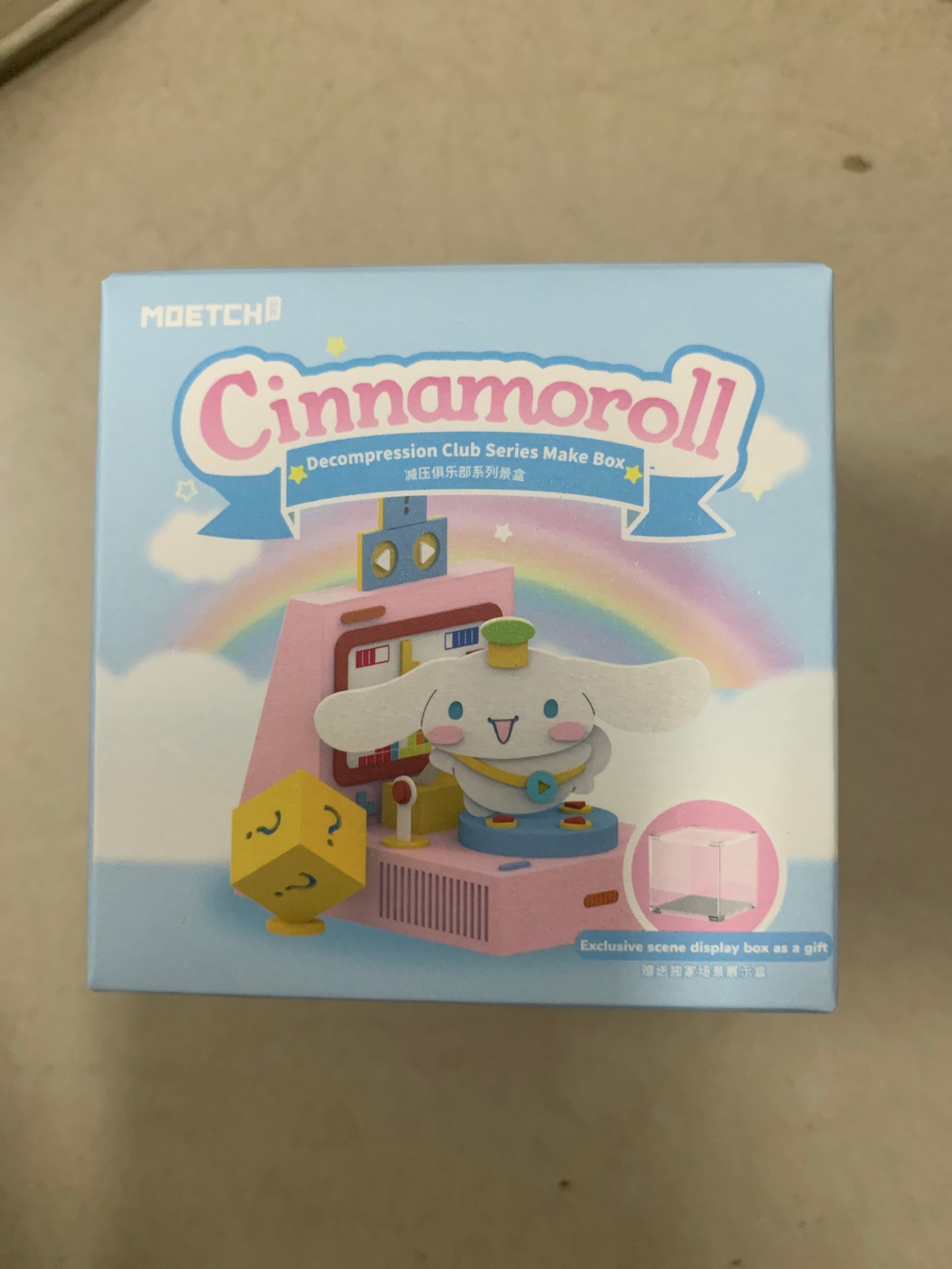 (IN STOCK) Moetch Sanrio Cinnamoroll Decompression Club Paper Craft Blind Box