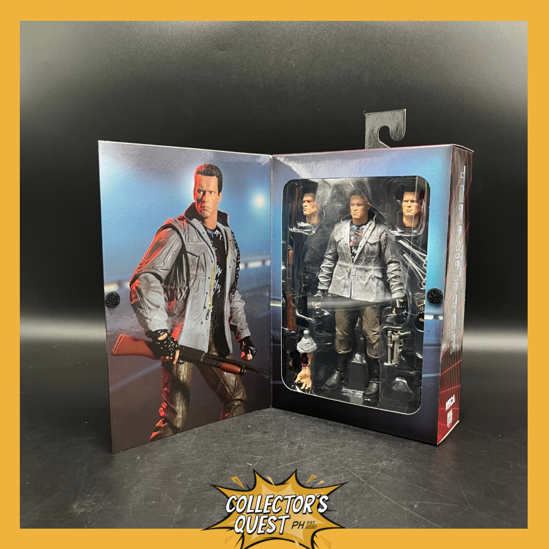 (IN STOCK) NECA Terminator - 7" Action Figure Ultimate T-800 (Tech Noir) Action Figure