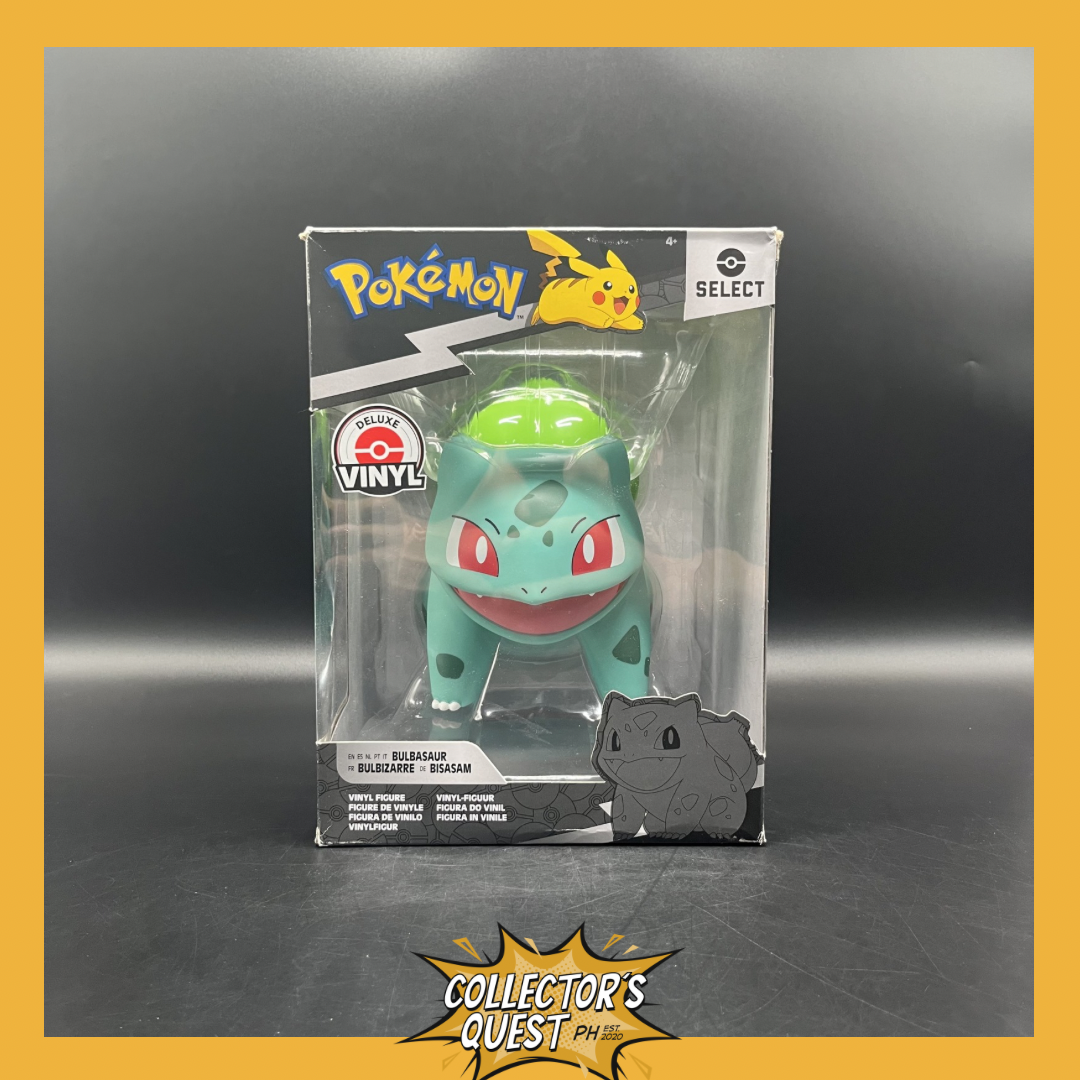 (IN STOCK) Pokemon Select Deluxe Vinyl Bulbasaur 8 Inch Figure