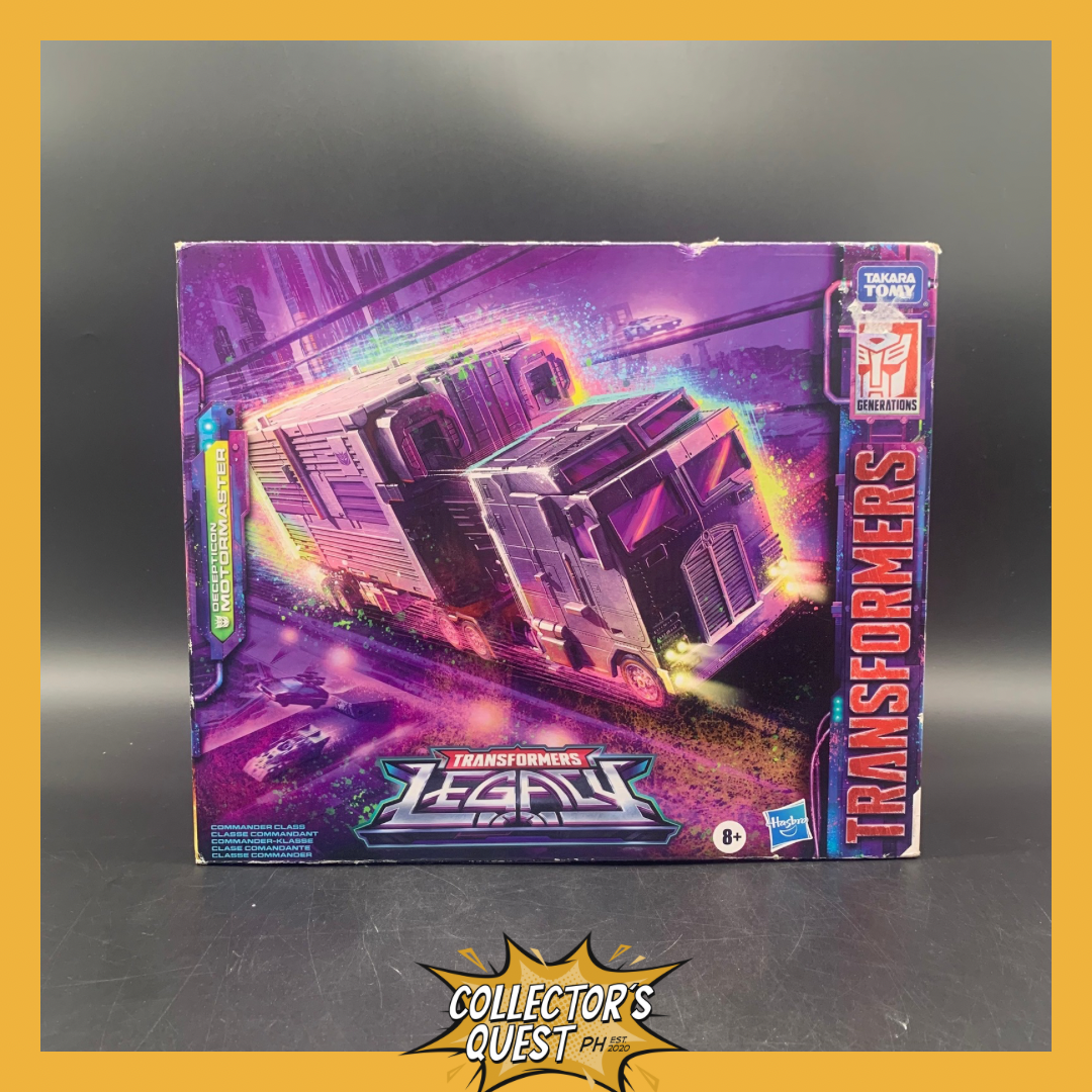 (IN STOCK) Transformers Legacy Commander Class Decepticon Motormaster Action Figure
