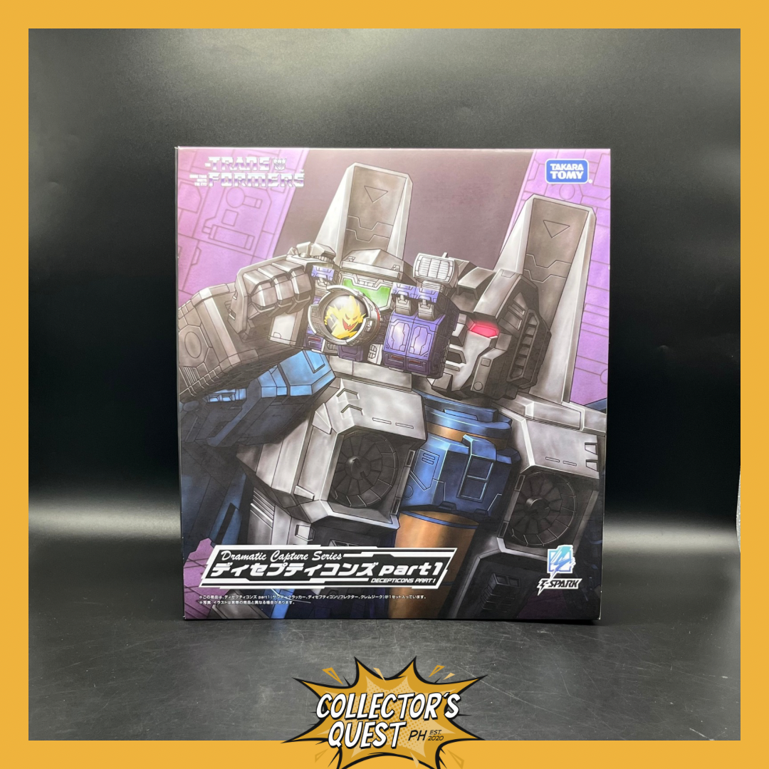 (IN STOCK) Takara Tomy Transformers Dramatic Capture Series: Decepticons Part 1