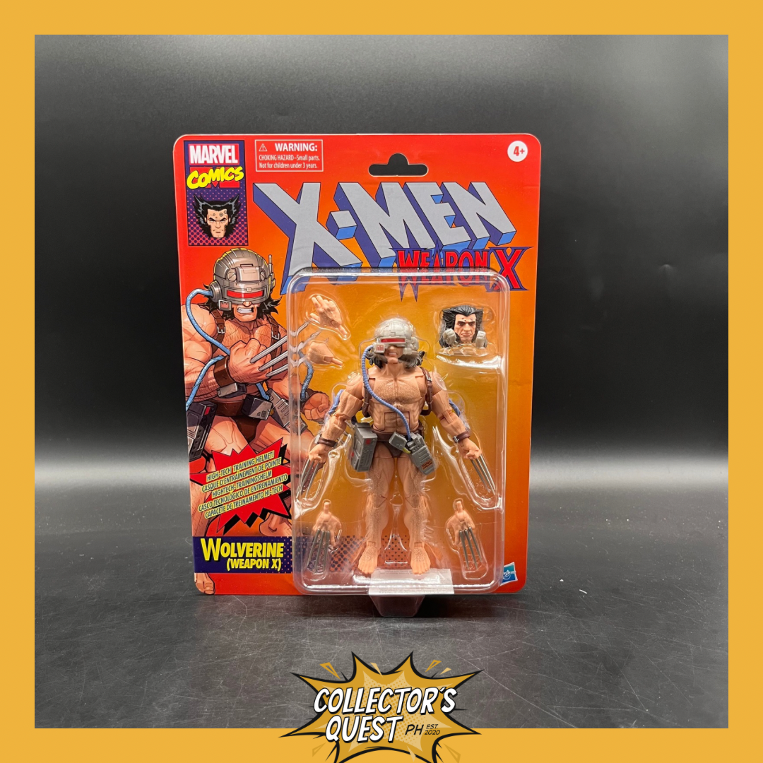 (IN STOCK) Marvel Legends X-Men Retro Carded Wolverine Weapon X Action Figure