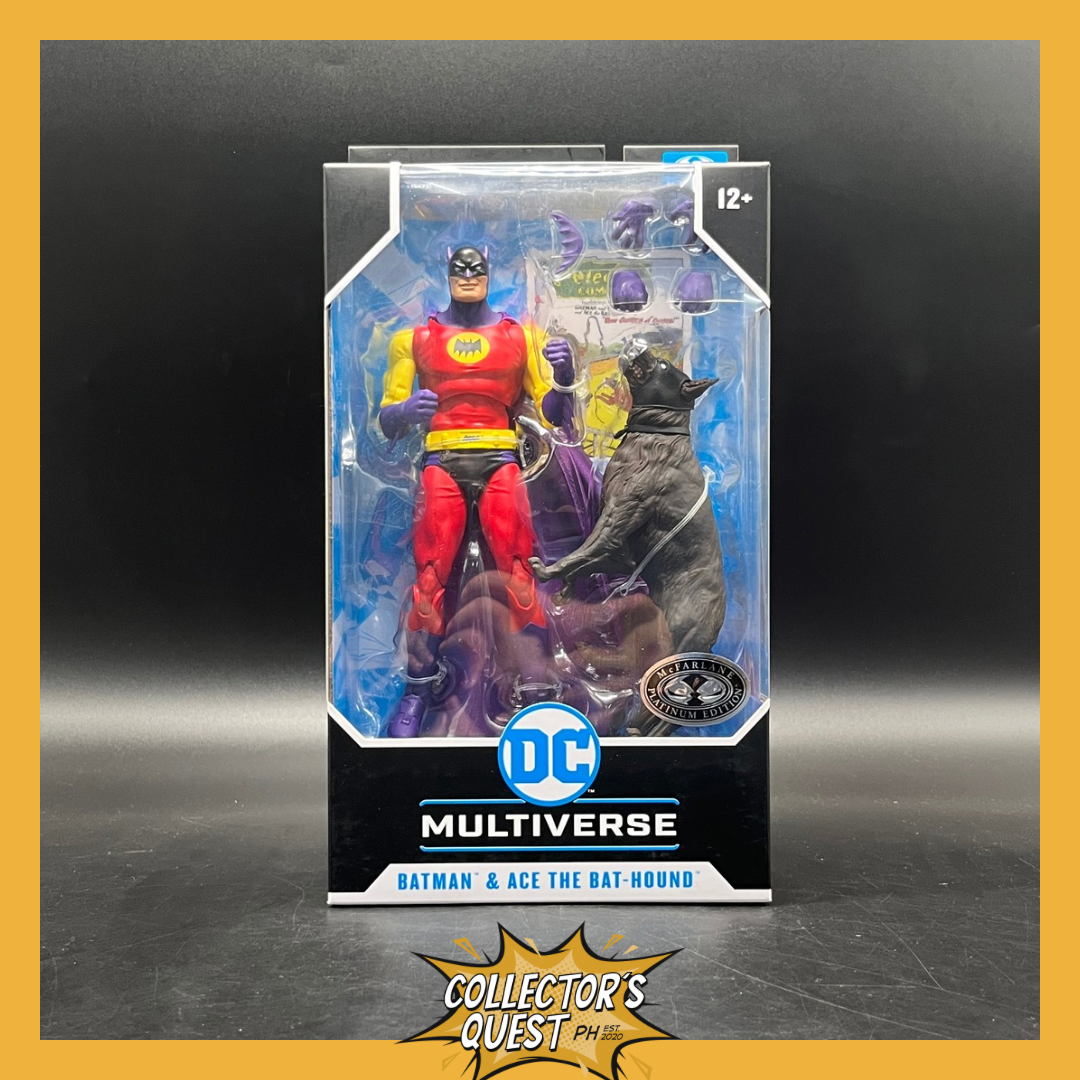 (IN STOCK) DC Multiverse Batman & Ace the Bat-hound Silver Age (Platinum Edition) Action Figure