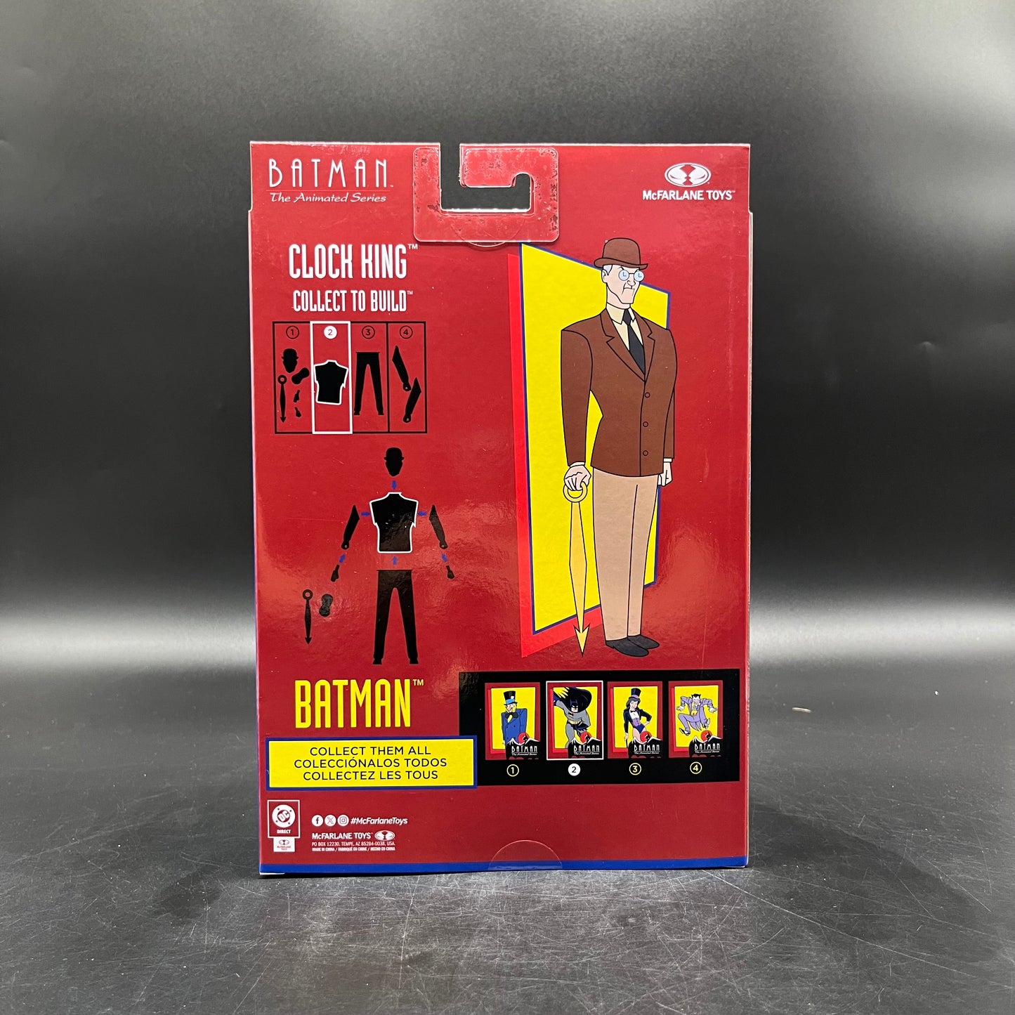 (IN STOCK) (PLATINUM) Mcfarlane Toys DC Direct Batman The Animated Series Batman Expressions Pack Action Figure