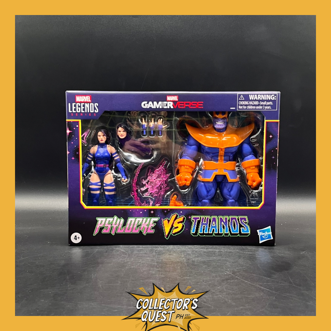 (IN STOCK) Marvel Legends Gamerverse Psylocke vs Thanos 2 Pack Action Figure