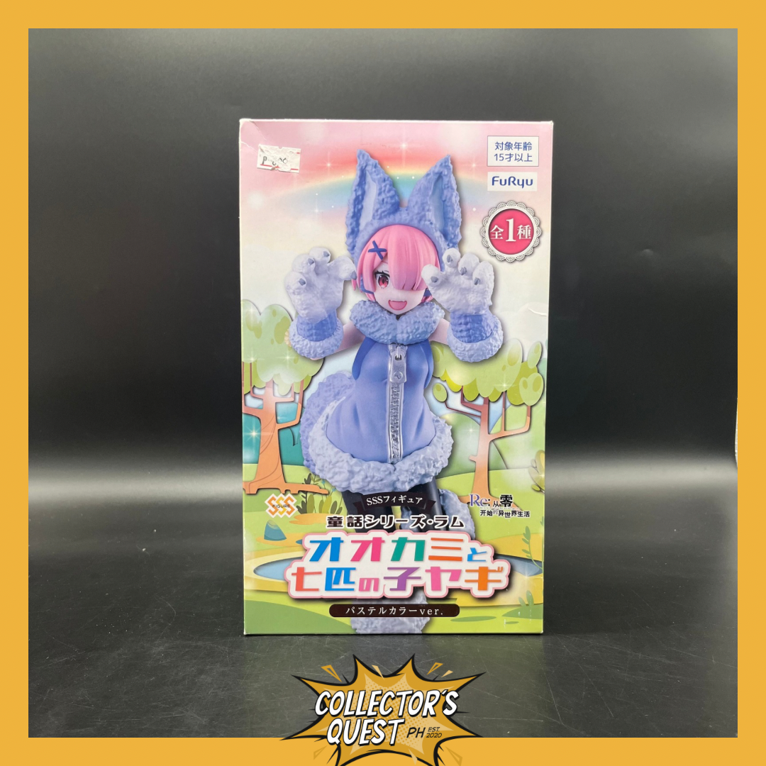 (IN STOCK) SSS Furyu ReZero Starting Life in Another World RAM The Wolf and the Seven Figure