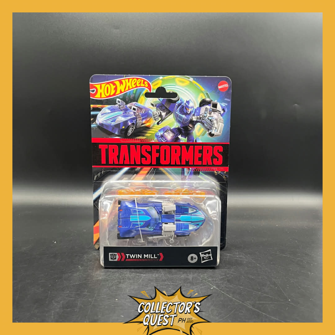 (IN STOCK) Transformers x Hot Wheels Collaboration Autobot Twin Mill Action Figure
