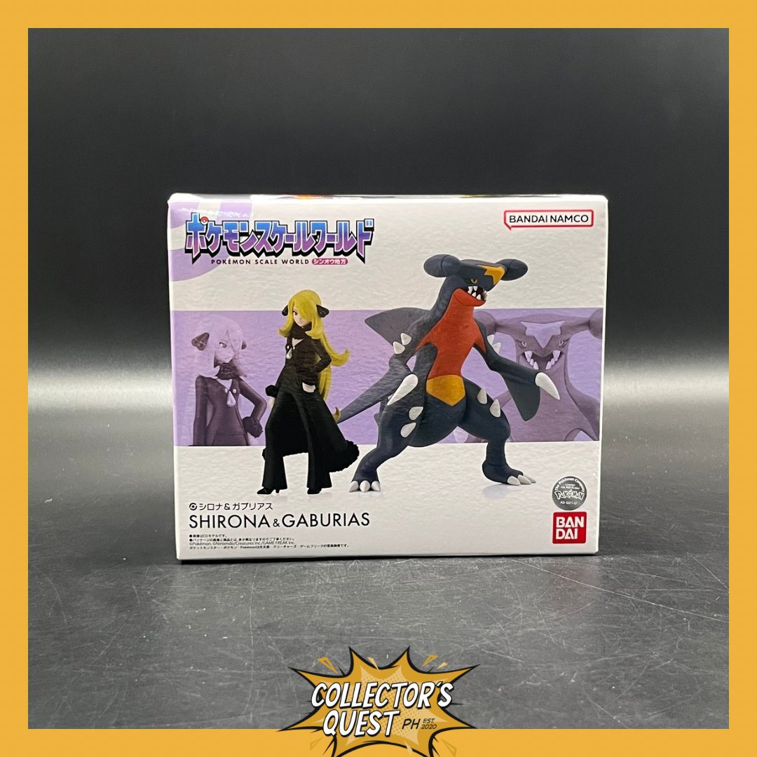 (IN STOCK) Pokemon Scale World Sinnoh Region Cynthia & Garchomp Set