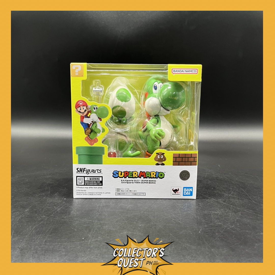 (IN STOCK) Bandai SHFiguarts SUPER MARIO: Yoshi Action Figure