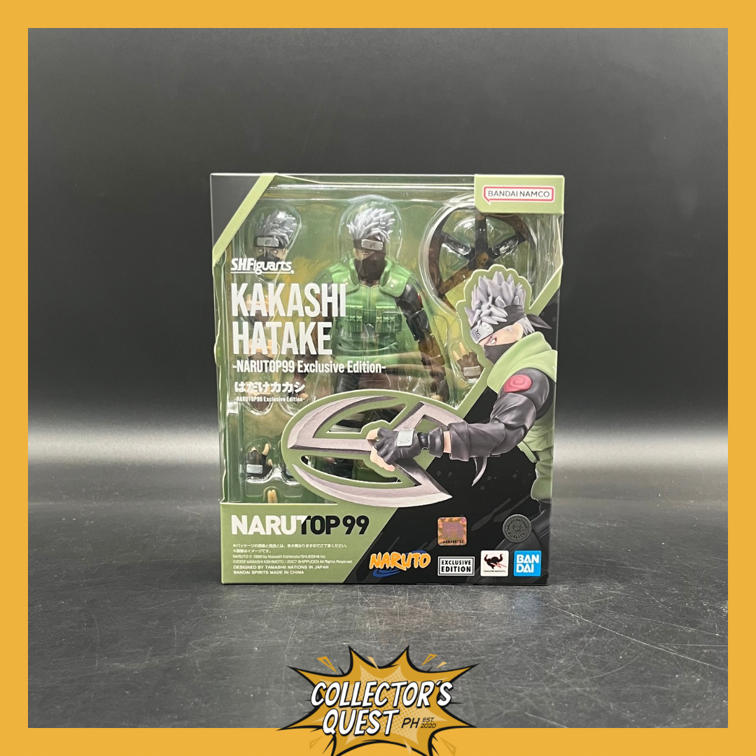 (IN STOCK) SHFiguarts Naruto Kakashi Hatake Narutop99 Exclusive Edition Action Figure