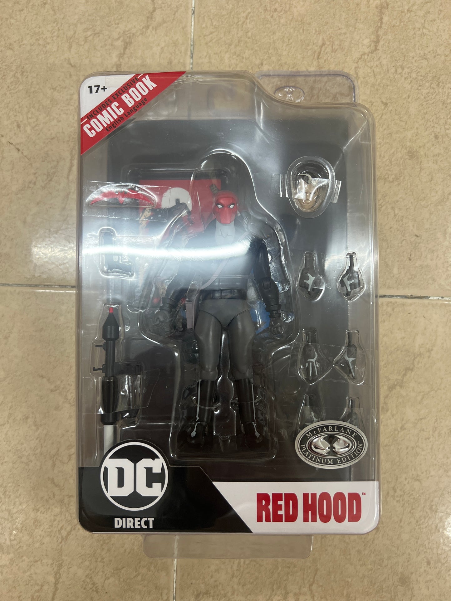 (IN STOCK) DC Direct Page Punchers Batman The Animated Series Red Hood (Platinum Edition) Action Figure