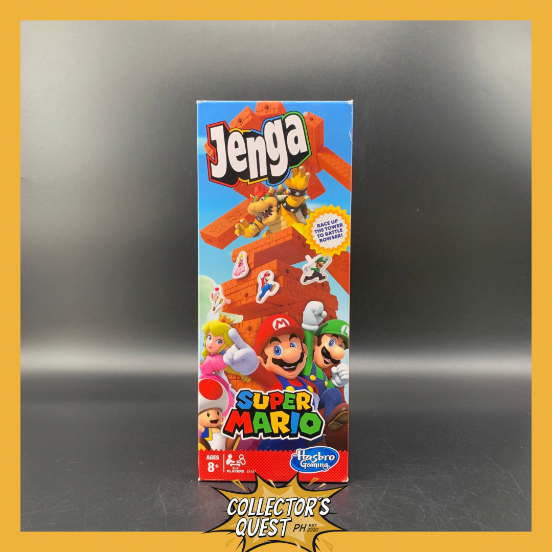 (IN STOCK) Hasbro Jenga: Super Mario Edition Game | Block Stacking Tower Game |