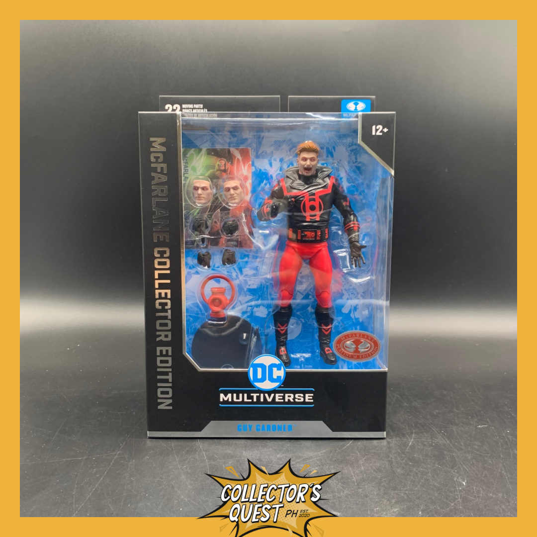 (IN STOCK) DC Mcfarlane Collectors Edition Green Lantern Guy Gardner (WARRIOR) (Platinum) Action Figure