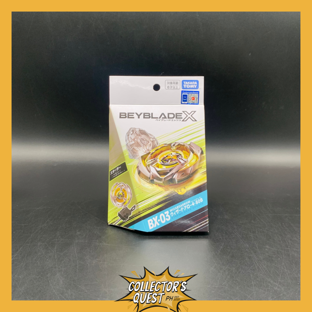 (IN STOCK) Beyblade X Starter BX-03 Wizard Arrow 4-80B