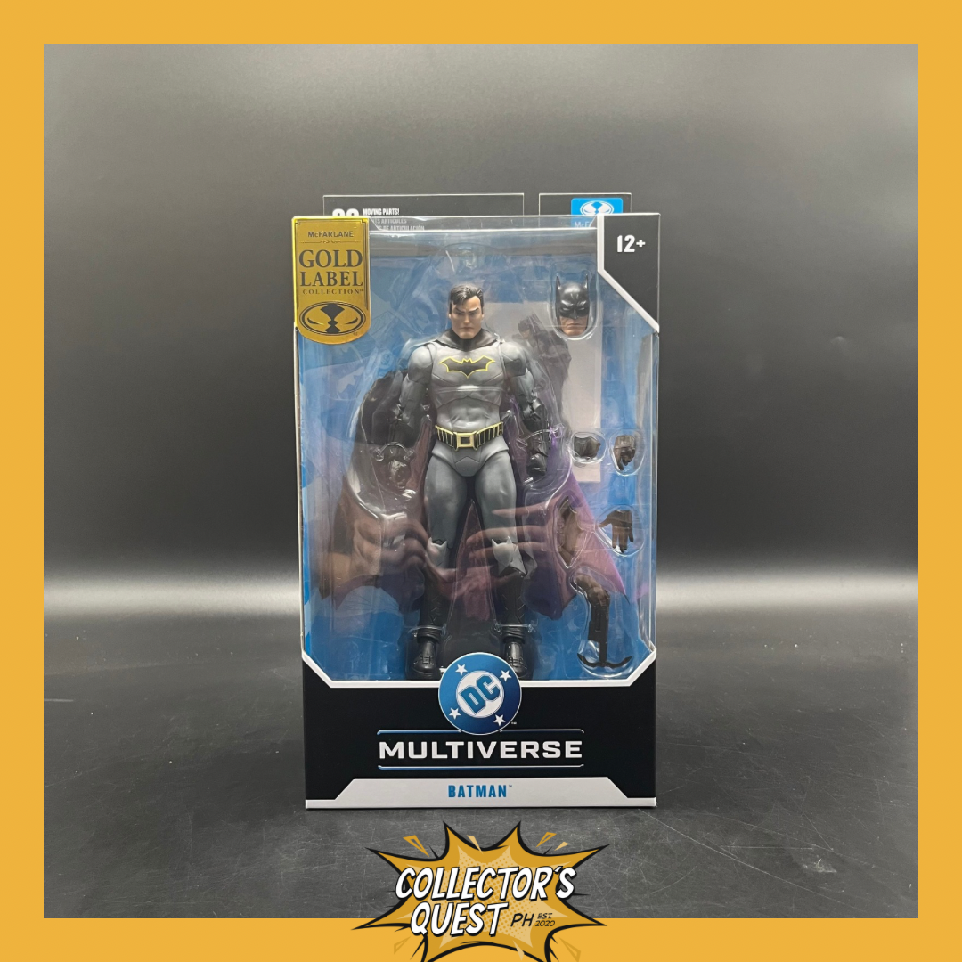 (IN STOCK) Mcfarlane DC Multiverse Batman Rebirth Gold Label Action Figure
