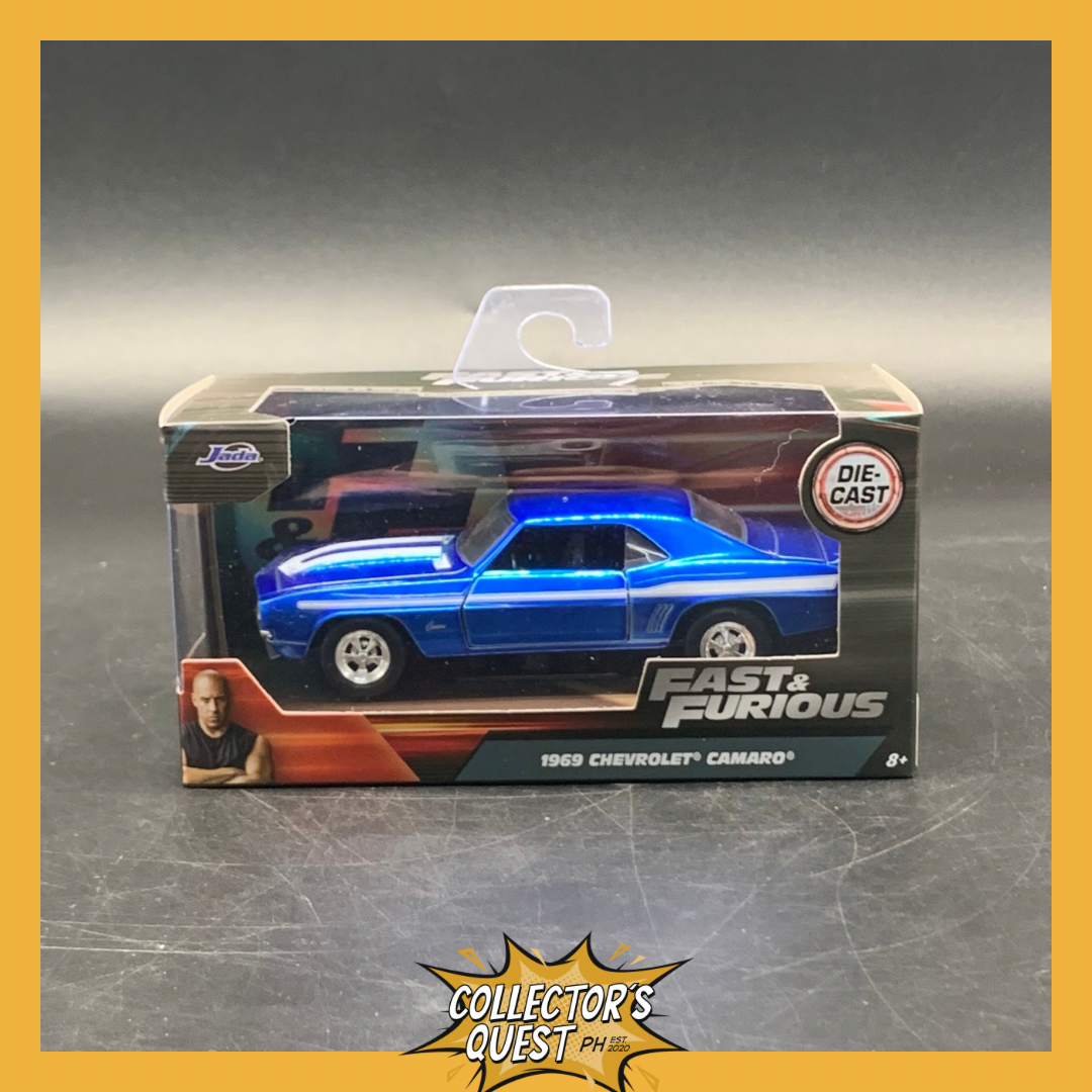 (IN STOCK) 34443 Jada Toys 1:32 Fast & Furious 1969 Chevrolet Camaro Diecast Vehicles