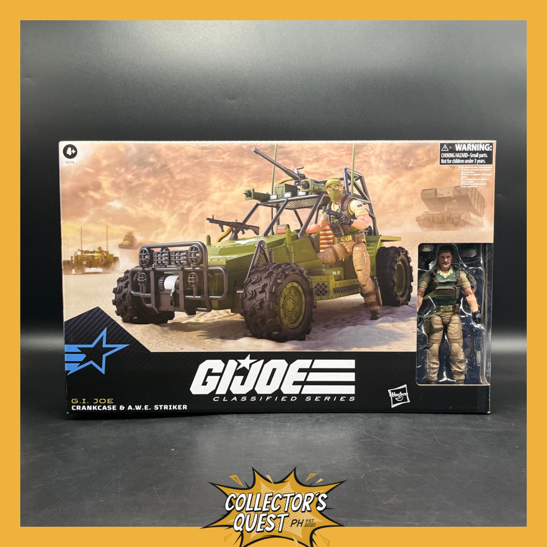 (IN STOCK) G.I. Joe Classified Series Crankcase and A.W..E Striker