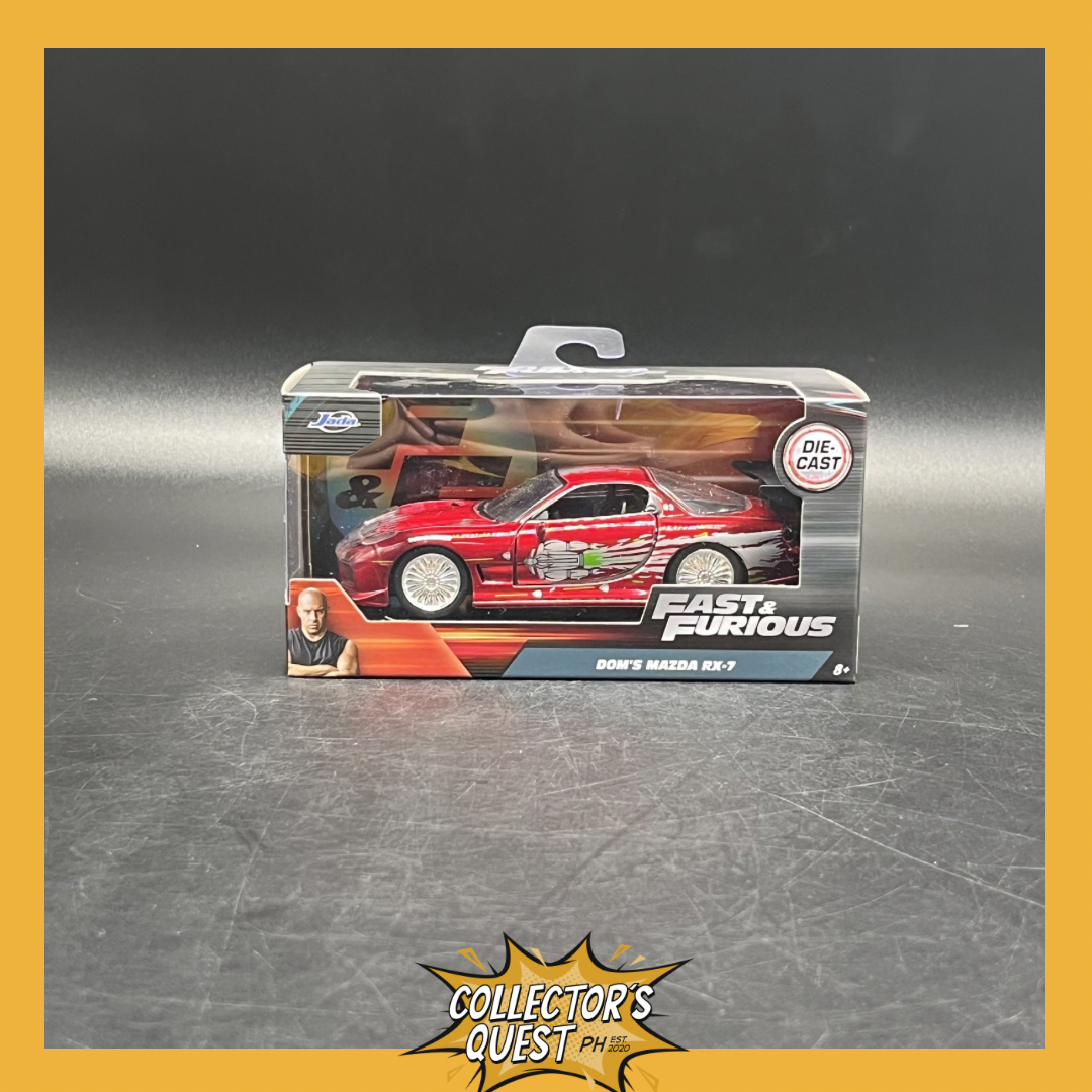 (IN STOCK) 35400 Jada Toys Fast & Furious 1:32 1993 Dom's Mazda RX-7 Die Cast Vehicle