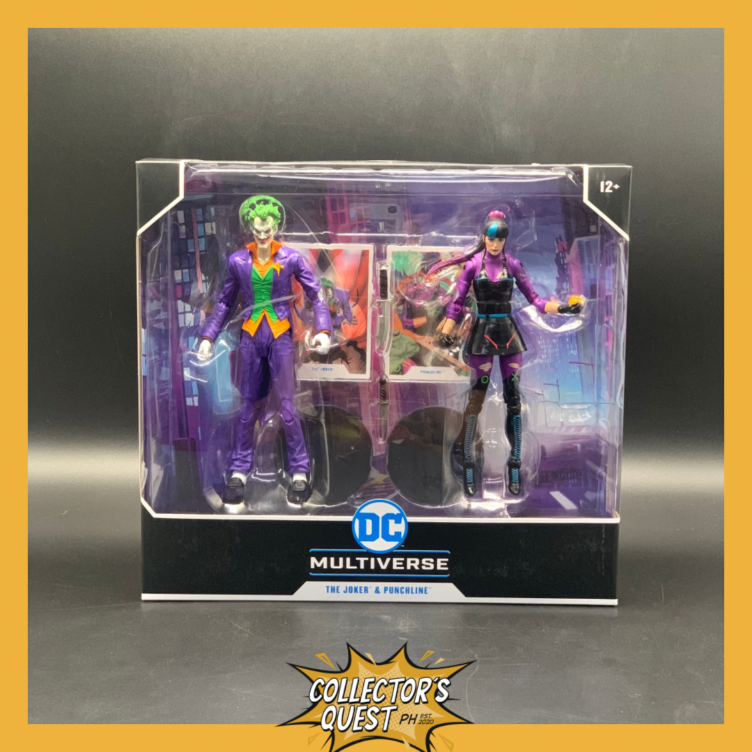 (IN STOCK) Mcfarlane DC Multiverse The Joker & Punchline 2-Pack Action Figure