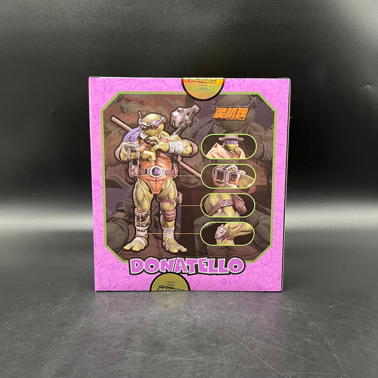 (IN STOCK) LINGJIHUN Ninja Turtles Series Donatello Action Figure