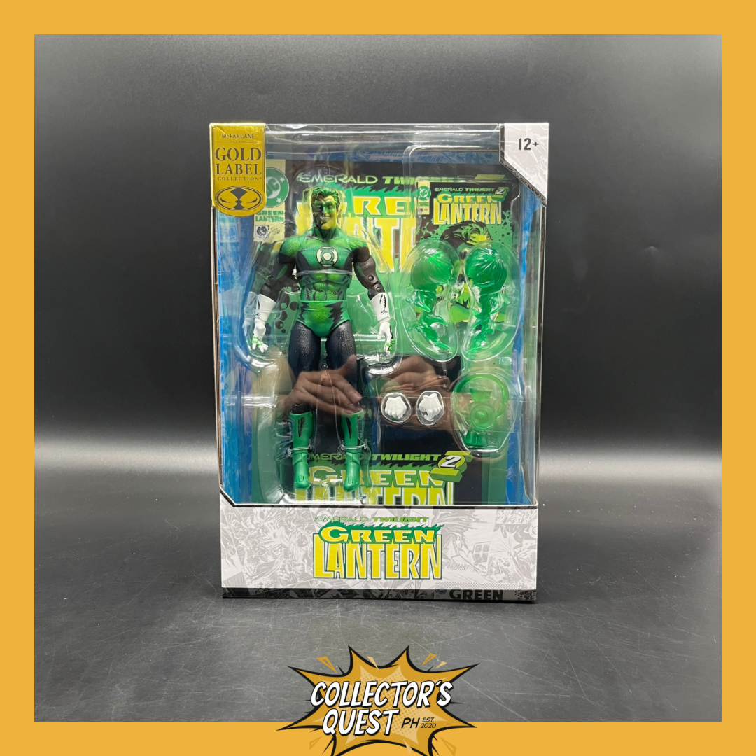 (IN STOCK) Mcfarlane DC Multiverse 7in Cover Recreations - Green Lantern (Emerald Twilight) (Gold Label) Action Figure