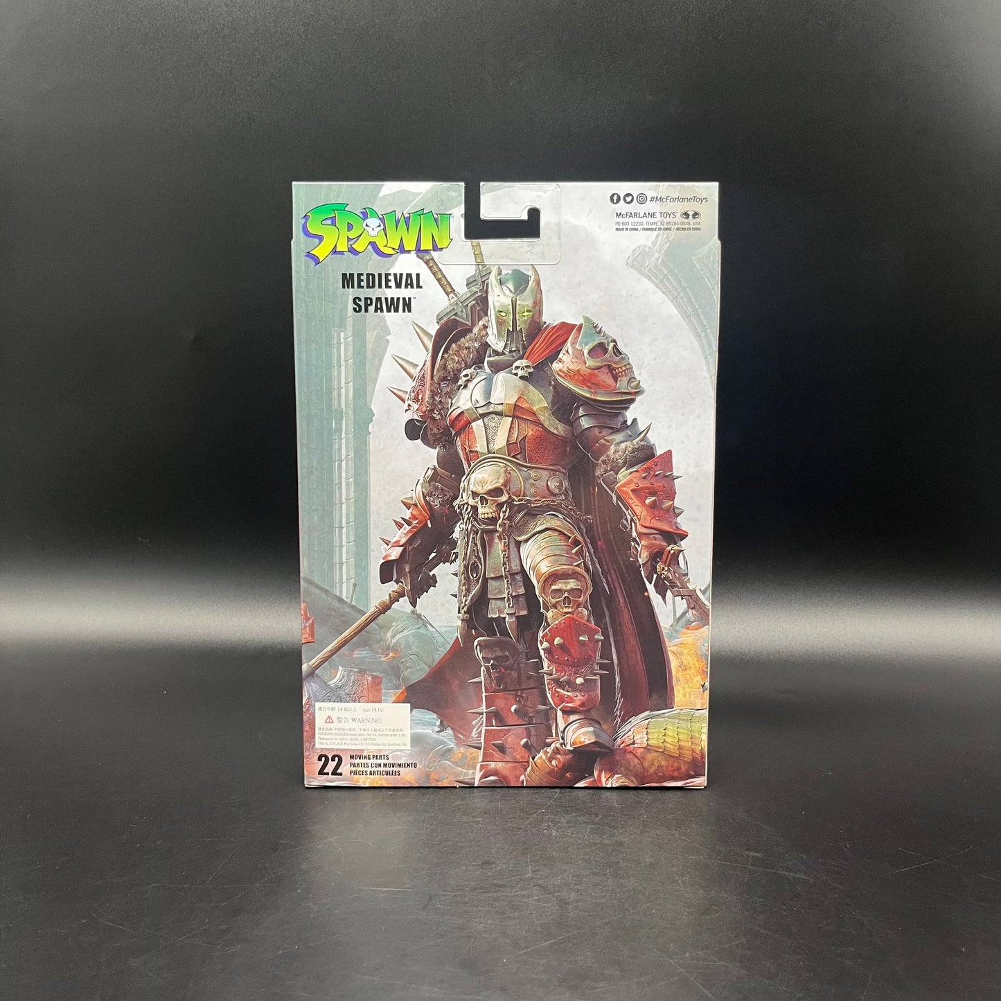 (IN STOCK) Mcfarlane Spawn 7in- Medieval Spawn (Mcfarlane Vault) Action Figure