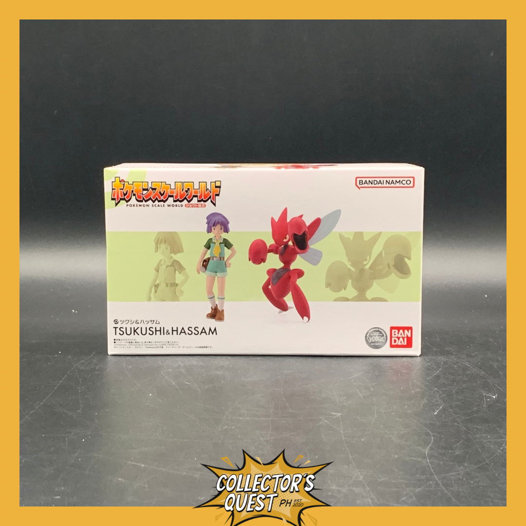 (IN STOCK) Pokemon Scale World Johto Region Bugsy & Scizor Figure