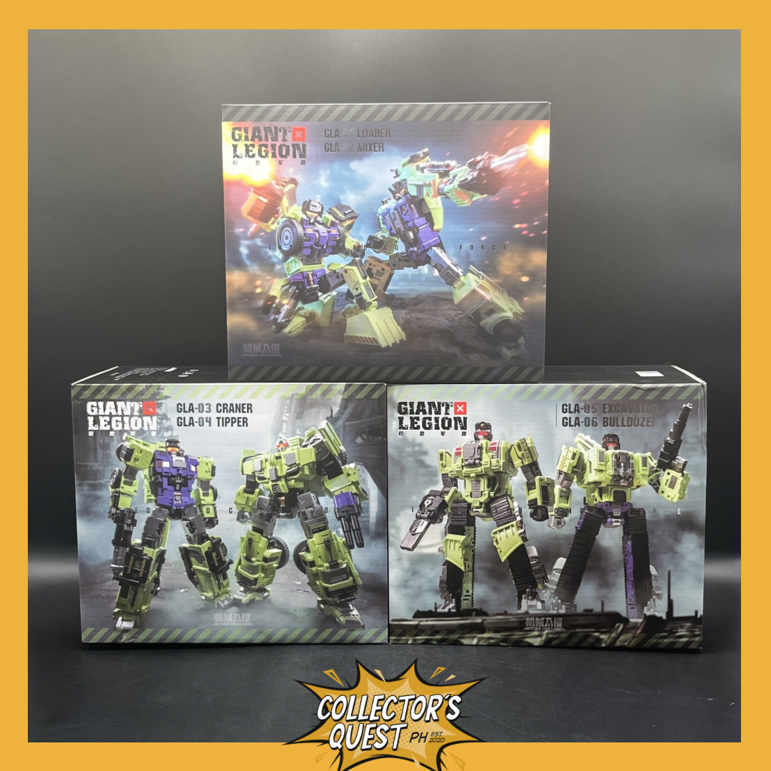 (IN STOCK) Invasion Giant Legion Devastator set pr-GLA-01-06
