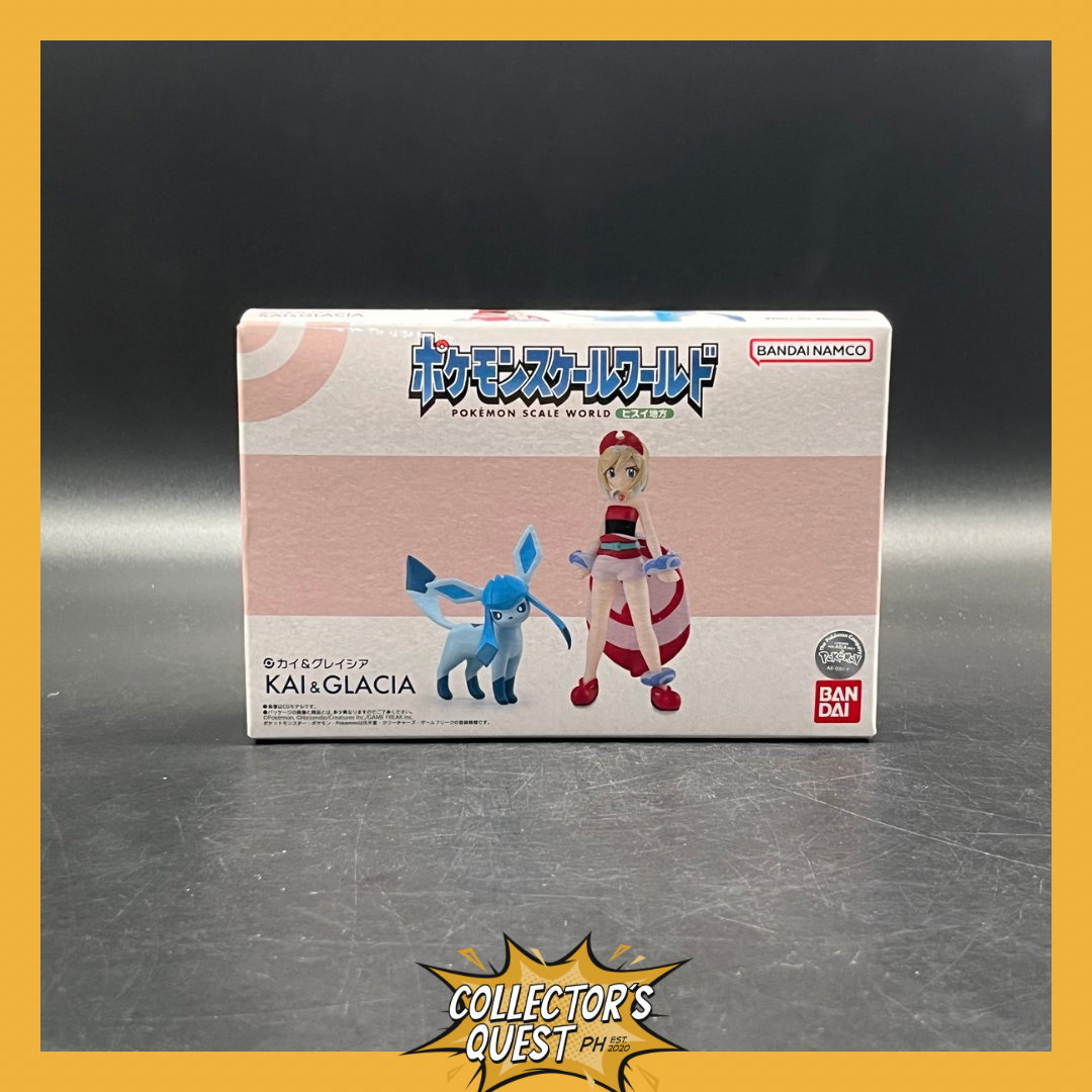(IN STOCK) Pokemon Scale World Hisui Region Irida & Glaceon Figure