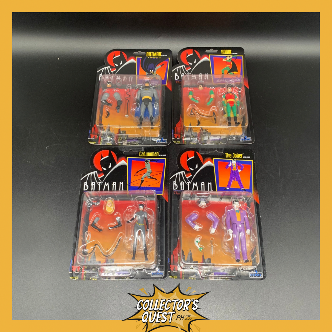 (IN STOCK) MEZCO 5 Points Batman: The Animated Series Set of 4 (Batman, Robin, Joker, Catwoman) Set