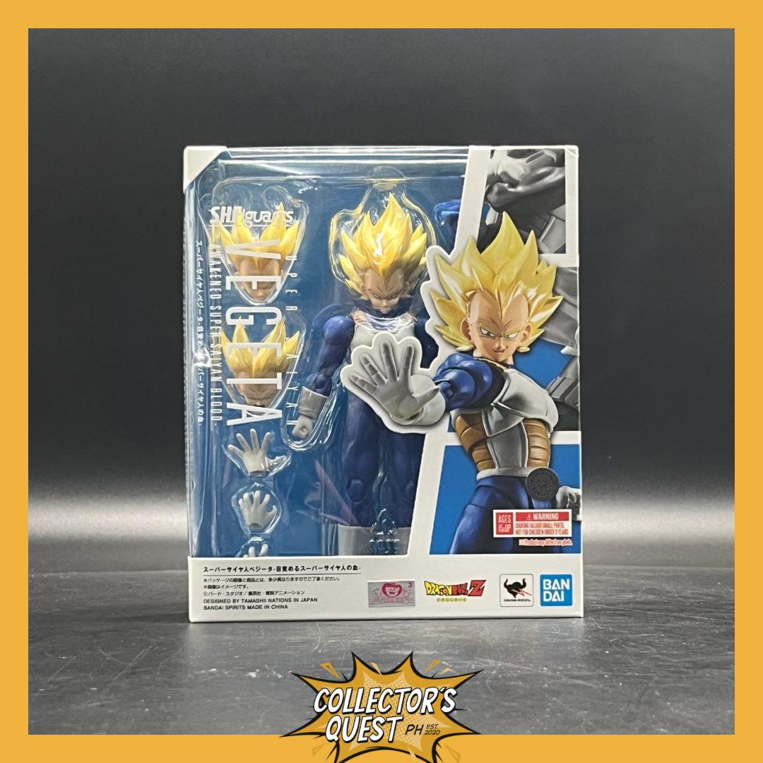 (IN STOCK) Bandai Dragon Ball SHFiguarts Super Saiyan Vegeta -Awakened Super Saiyan Blood - Action Figure