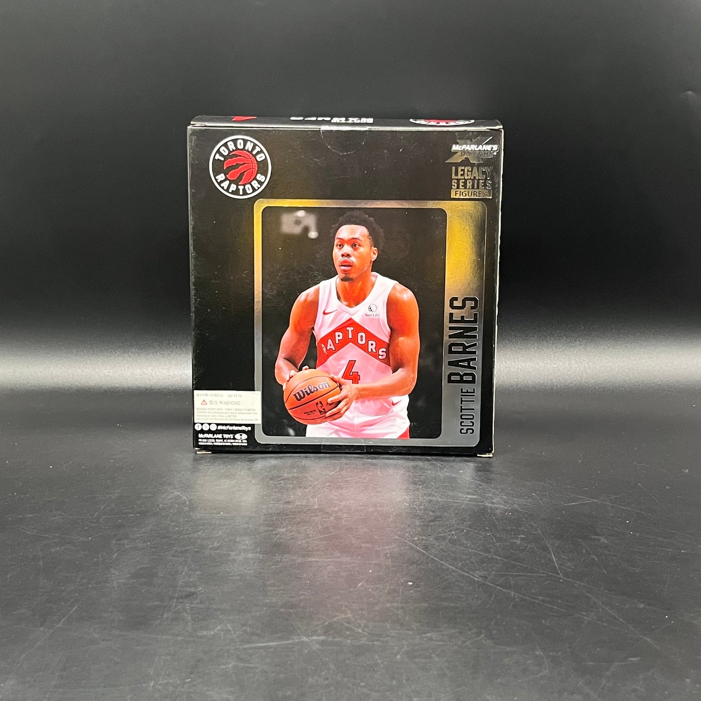 (IN STOCK) Mcfarlane Toys NBA Sportspicks Toronto Raptors Scottie Barnes Posed Figure