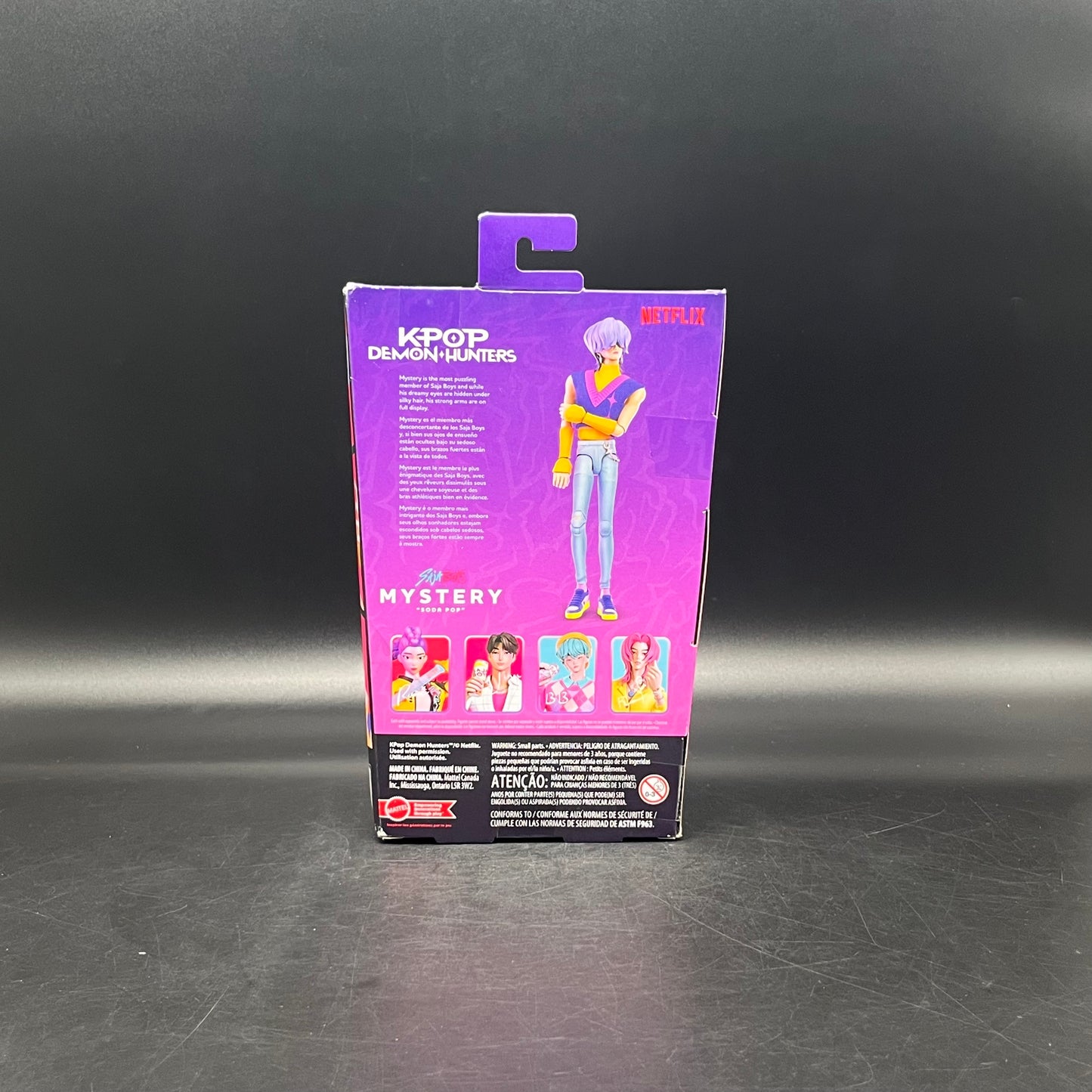 (IN STOCK) Mattel Kpop Demon Hunters Saja Boys Mystery Action Figure