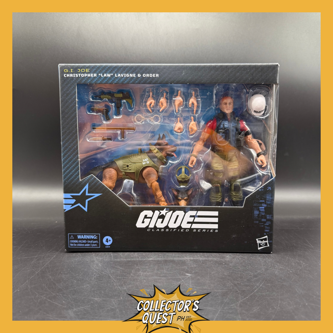 (IN STOCK) GI Joe Classified Series Christopher “Law” Lavigne & Order Action Figure