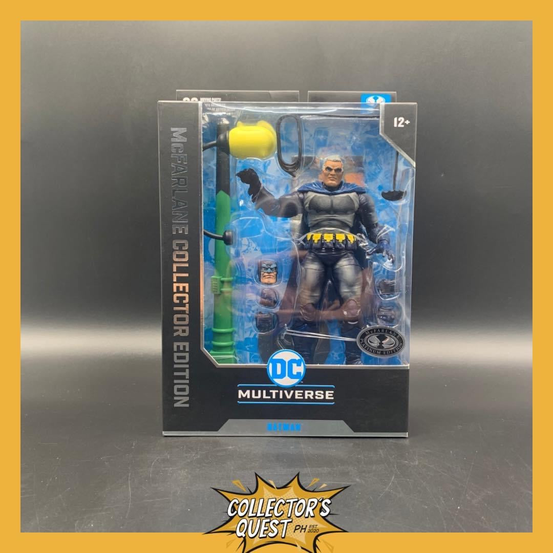 (IN STOCK) DC Multiverse Mcfarlane Collector's Edition Batman TDKR (Battle Damaged) Action Figure