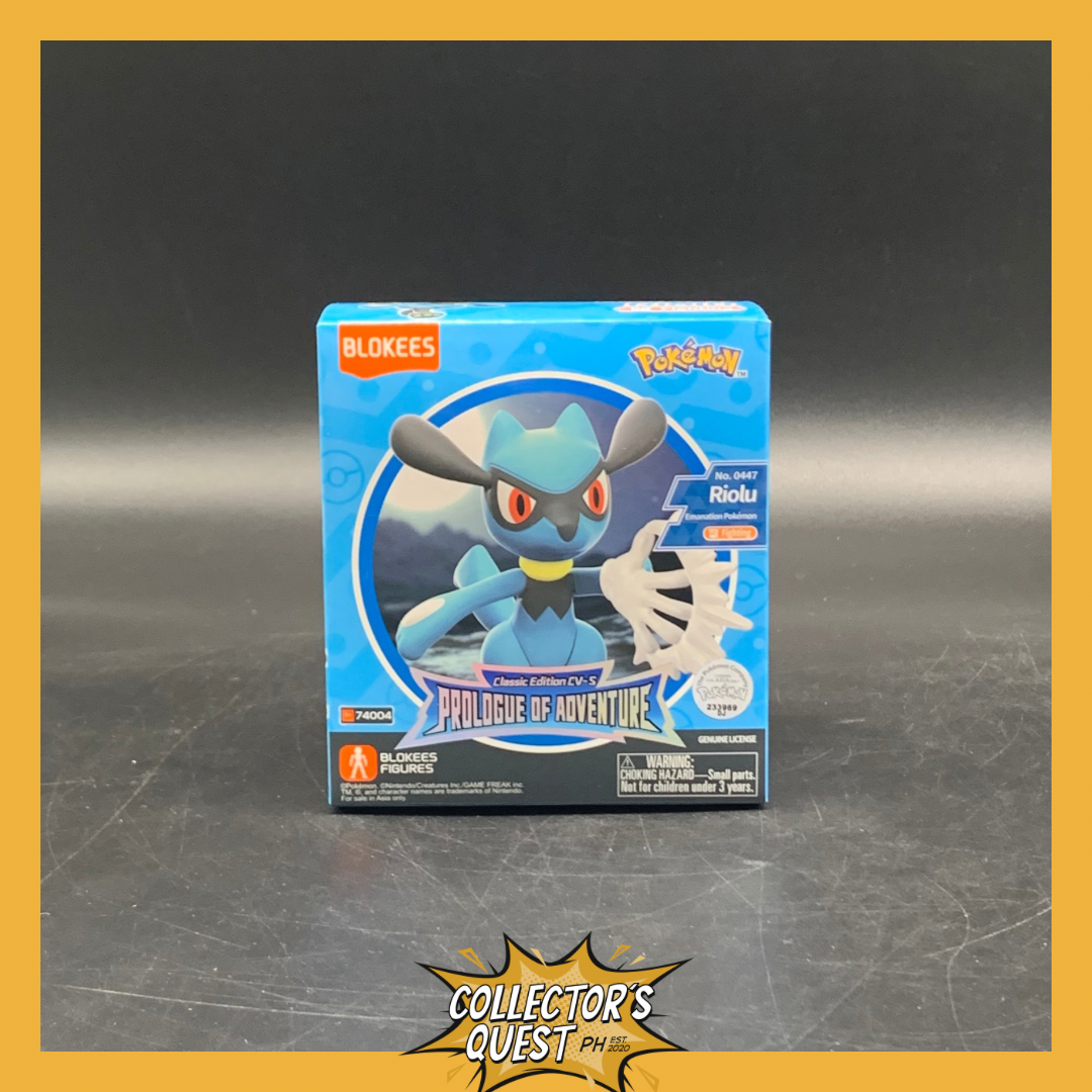 (IN STOCK) 74004 Blokees Pokemon Classic Riolu Model Kit Figure