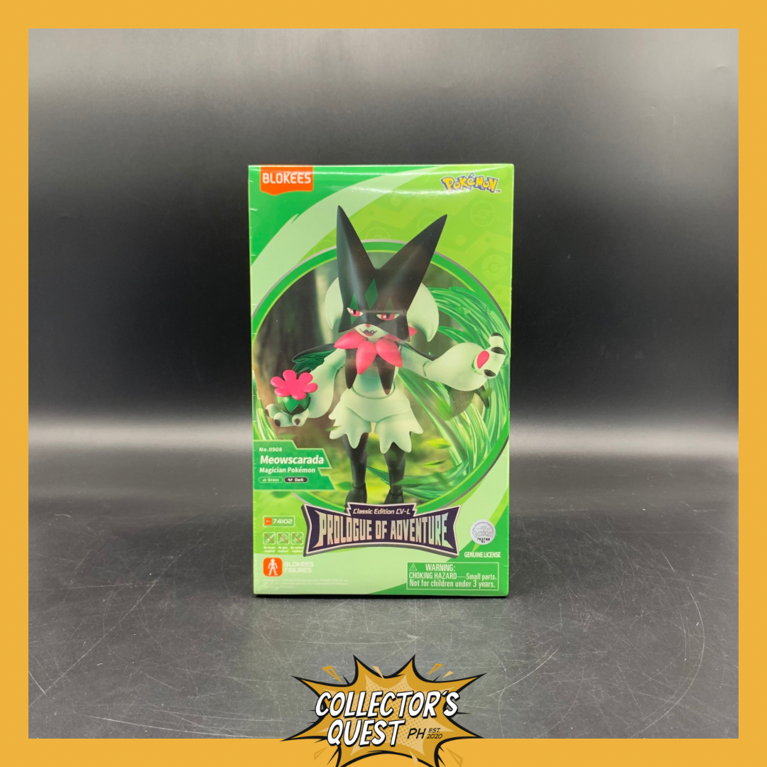 (IN STOCK) 74102 Blokees Pokemon Classic Meowscarada Figure