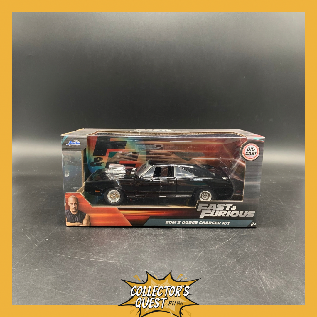 (IN STOCK) 35424 Jada Toys 1:24 Scale Fast & Furious Dom's Dodge Charger R/T Diecast Vehicle