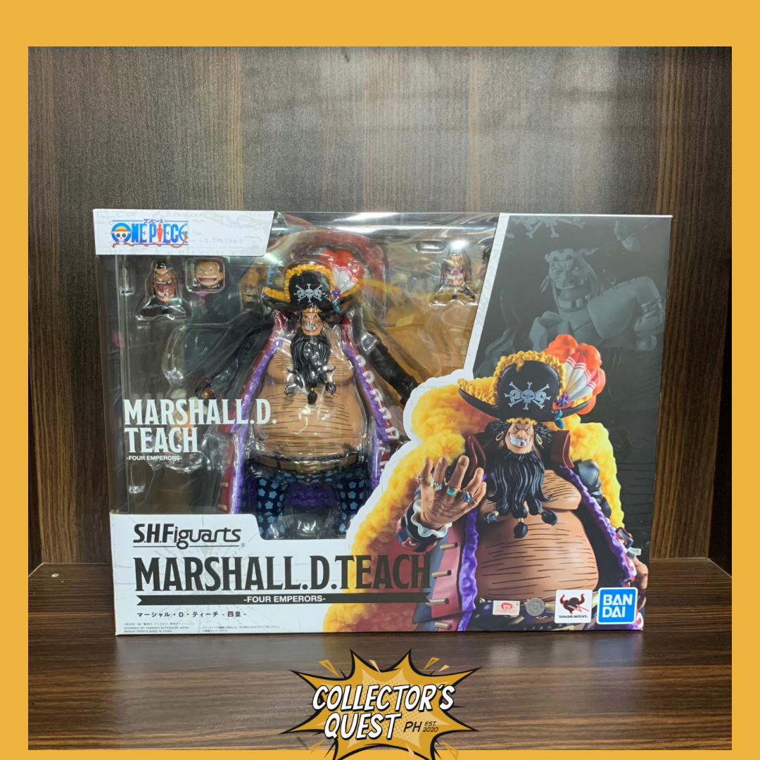 (IN STOCK) Bandai SHFiguarts One Piece Marshall D. Teach -Four Emperors- Action Figure