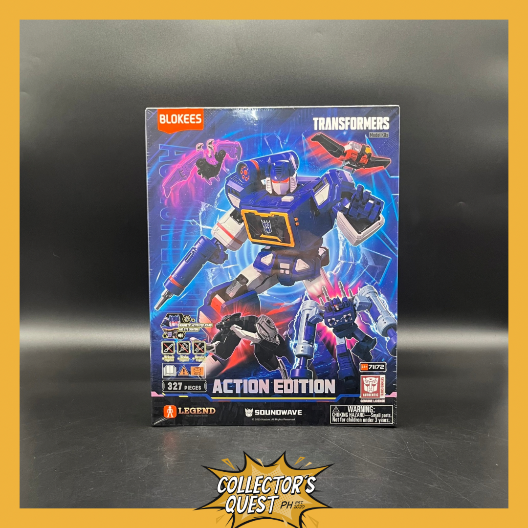 (IN STOCK) 71172 Blokees Transformera Limited Kit – AE03 Soundwave 20 CM Model Kit