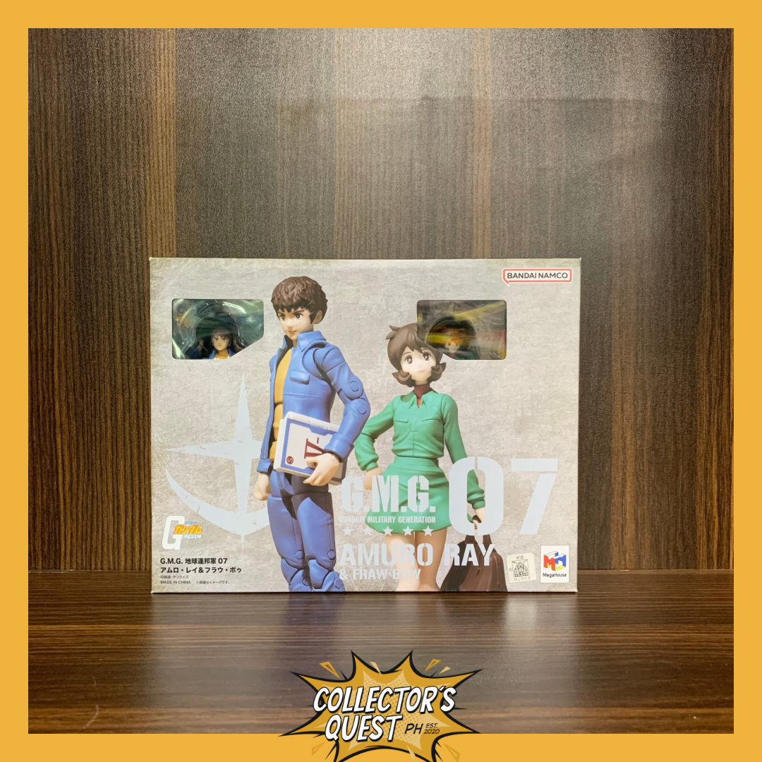 (IN STOCK) Bandai Gundam Military Operation Amuro Ray & Fraw Bow Action Figure