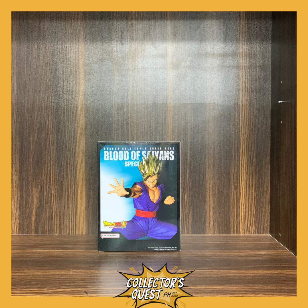(IN STOCK) Bandai Banpresto Dragon Ball : Super Hero Blood of Saiyans Vol.13 Gohan (Special Ver.) Figure
