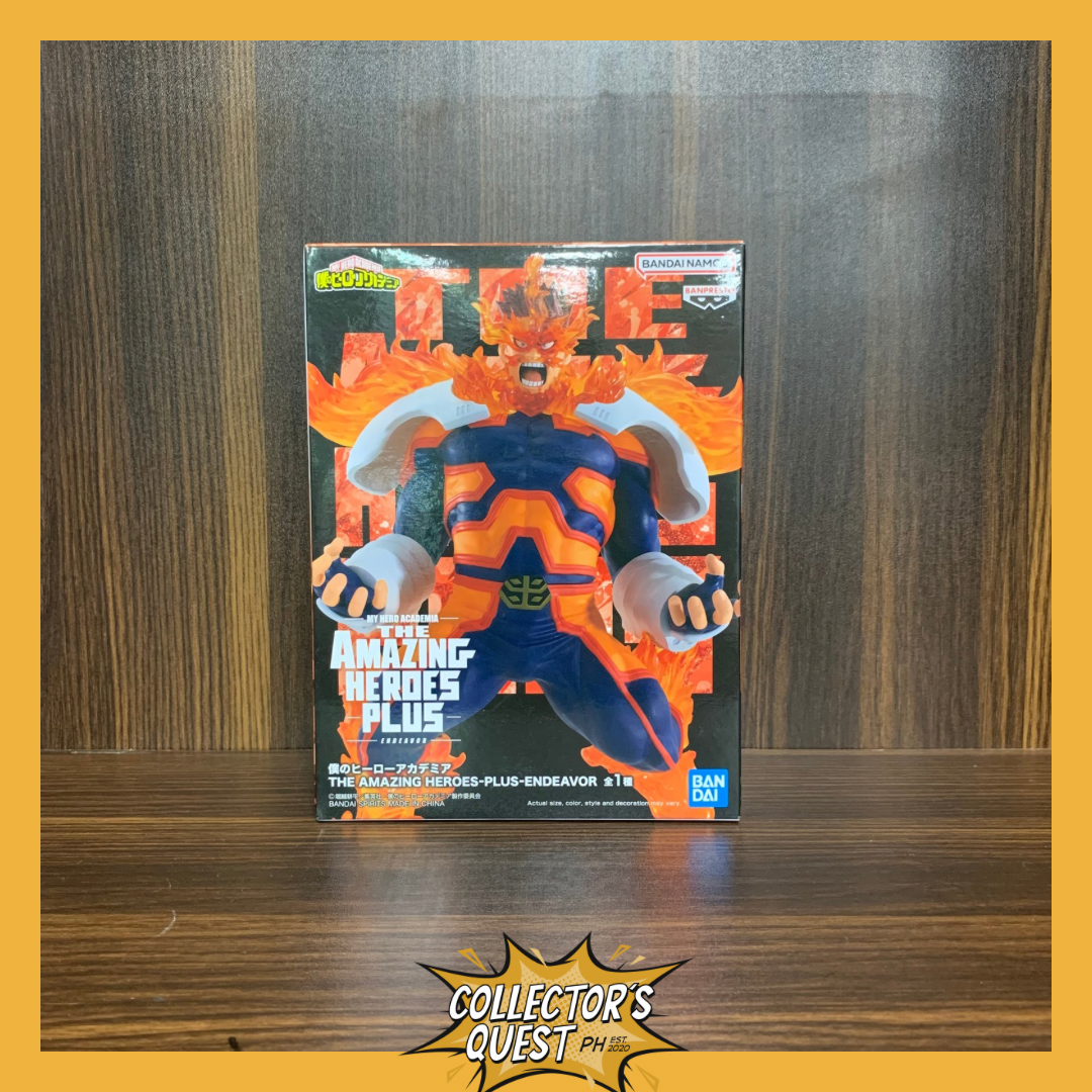 (IN STOCK) Bandai Banpresto My Hero Academia The Amazing Heroes Plus Endeavor Figure