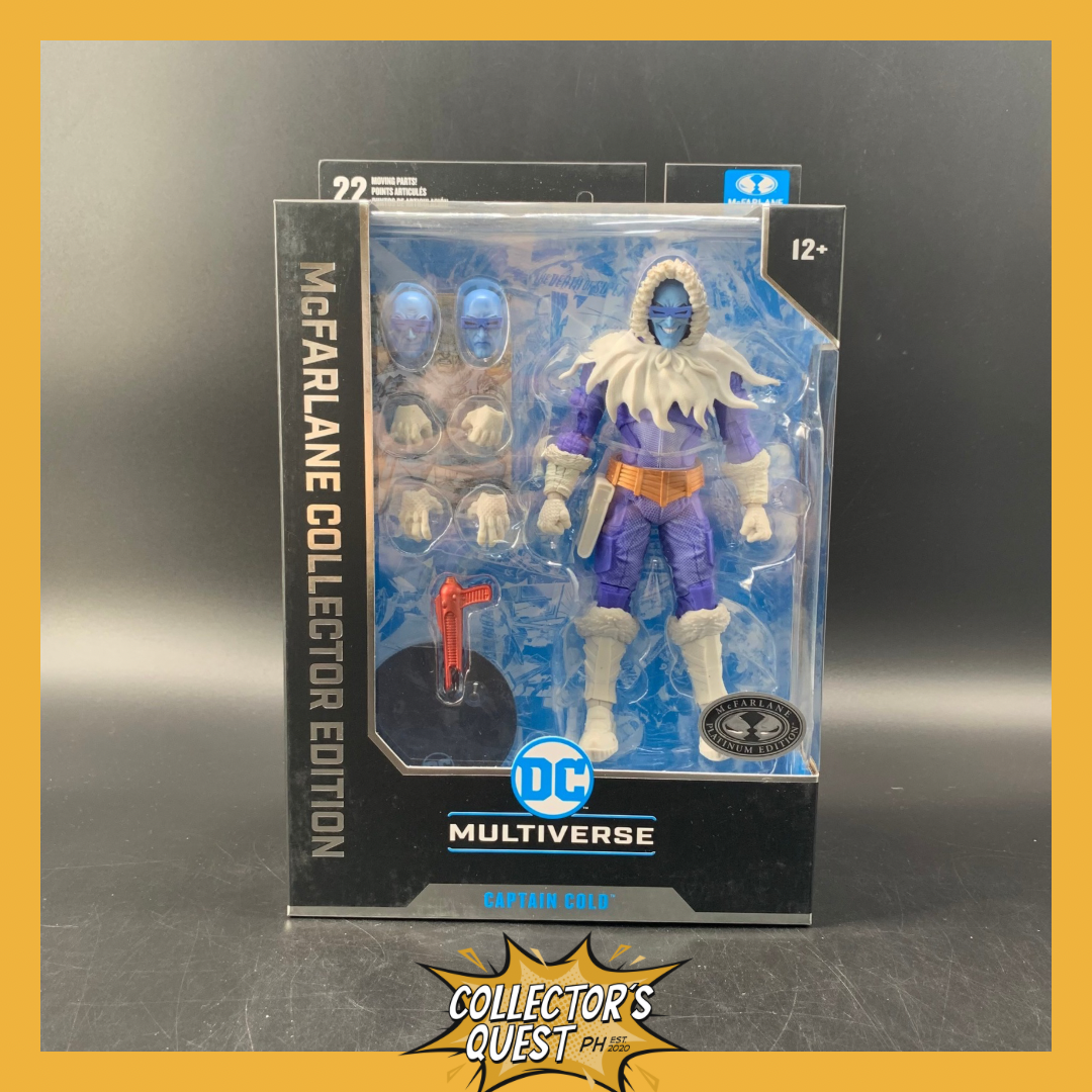 (IN STOCK) DC Mcfarlane Collector Edition 7in WV9- #30 Captain Cold (Platinum) Action Figure