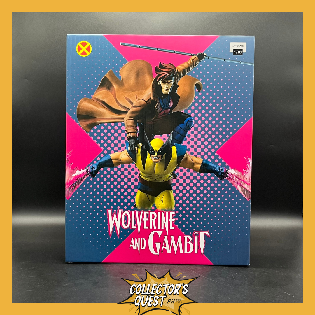 (IN STOCK) Iron Studios X-Men ‘97 Wolverine & Gambit Deluxe Art Scale 1/10 Statue