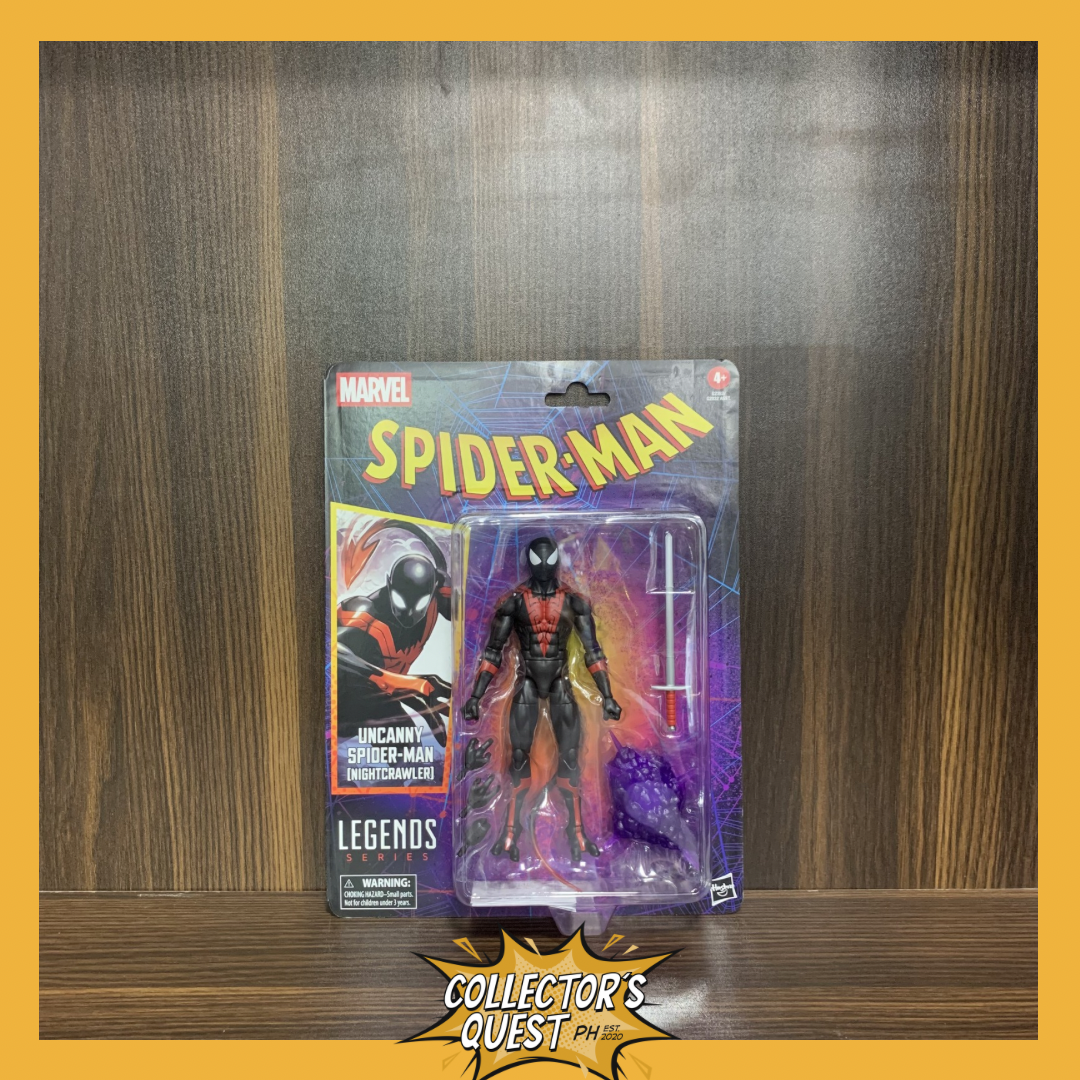 (IN STOCK) Marvel Legends Series Spiderman Retro Carded Spiderman NightCrawler Action Figure