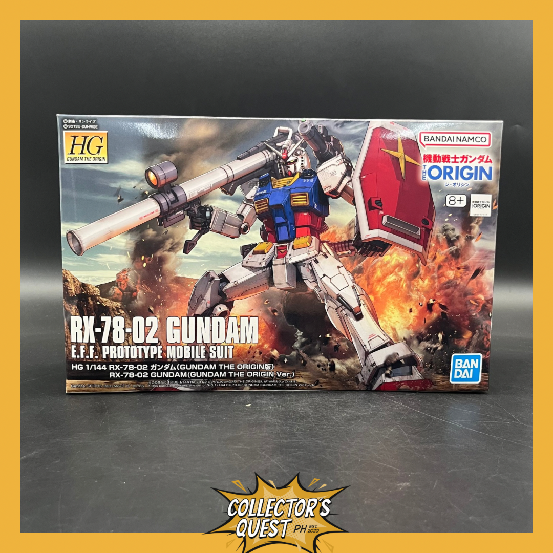 (IN STOCK) BANDAI HG 1/144 RX-78-2 Gundam (Gundam The Origin Version) Set