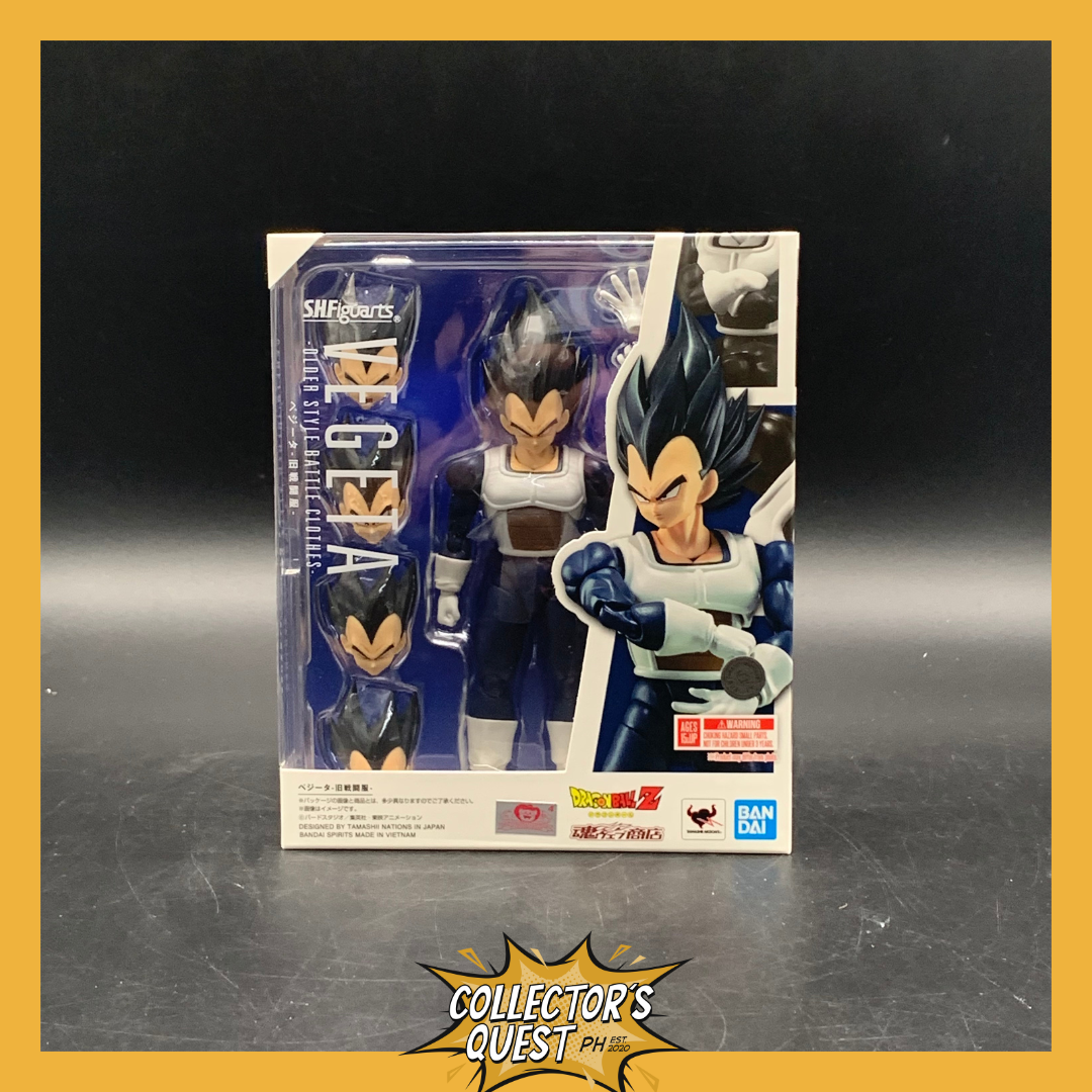 (IN STOCK) SHFiguarts Dragon Ball Z VEGETA -OLD BATTLE CLOTHES- Action Figure