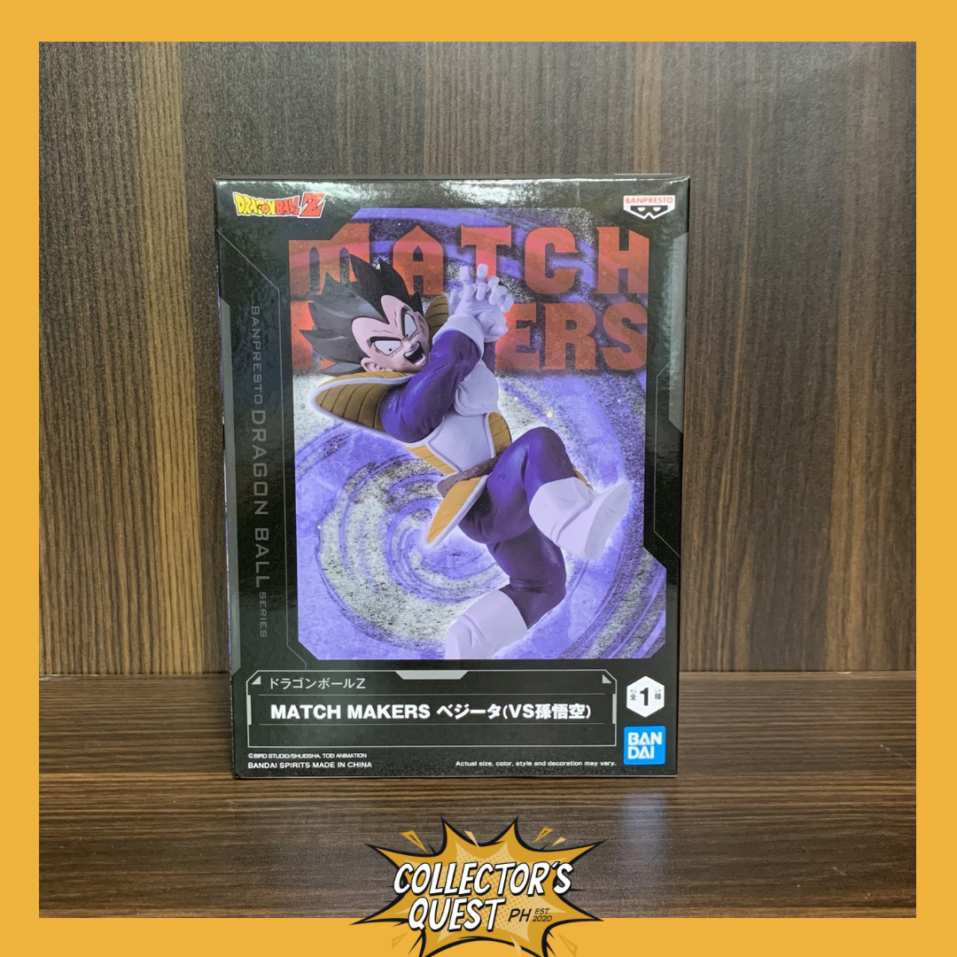 (IN STOCK) Bandai Banpresto Dragon Ball Z Match Makers Vegeta (vs. Goku) Figure
