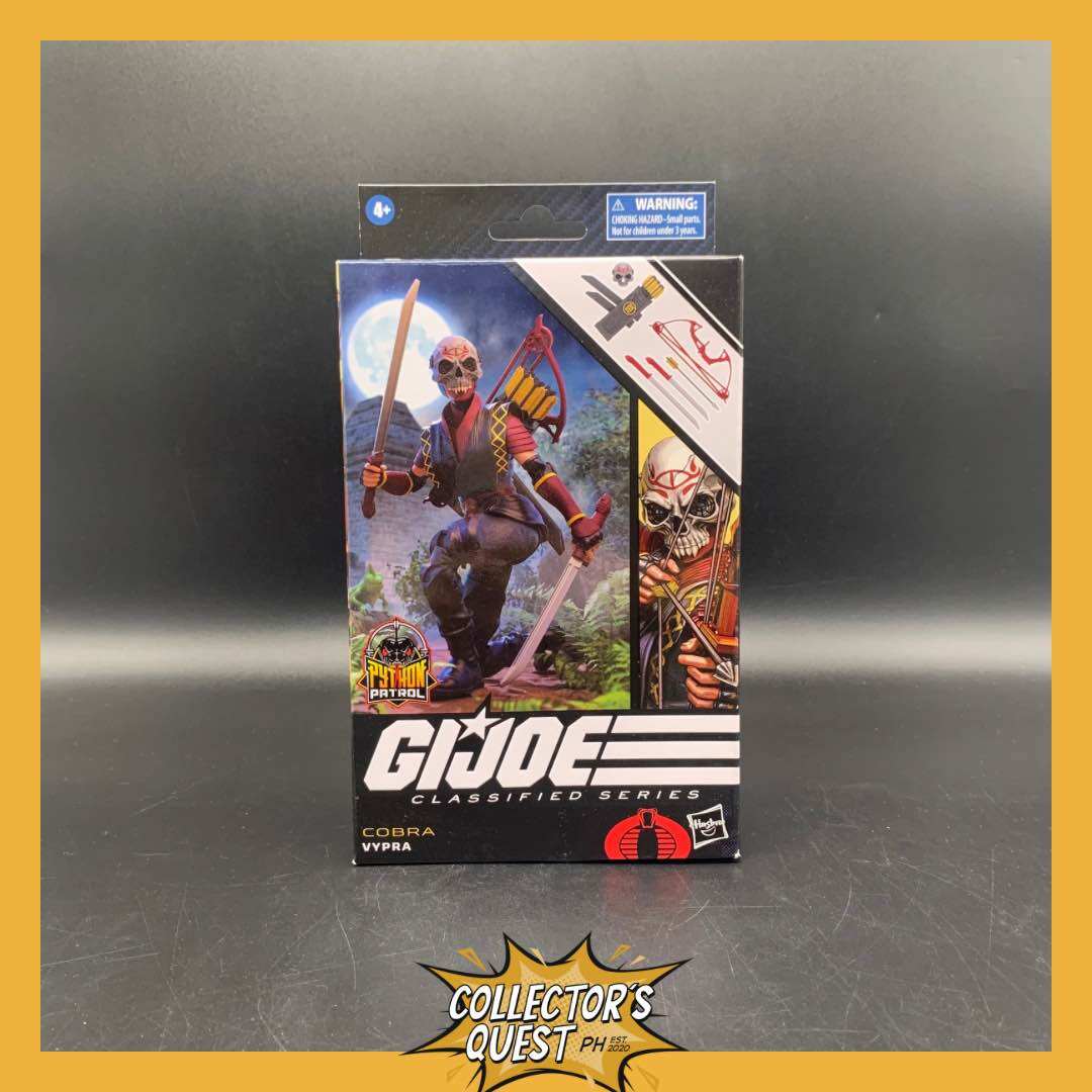 (IN STOCK) G.I. Joe Classified Series Python Patrol Vypra Action Figure